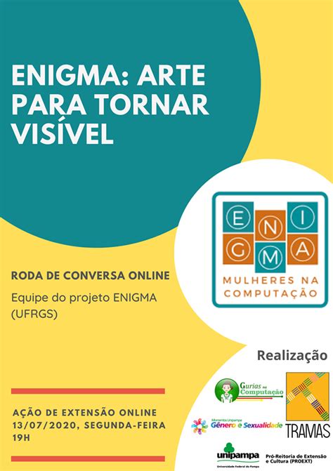 Roda De Conversa Online Enigma Arte Para Tornar Vis Vel