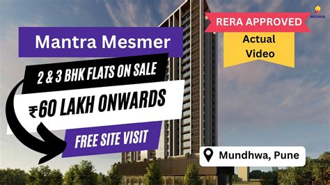 Amazing Bhk Flats For Sale Lakhs Mantra Mesmer Mundhwa