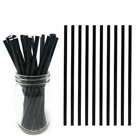 Retro Stripe Paper Drinking Disposable Straw Fruugo Us