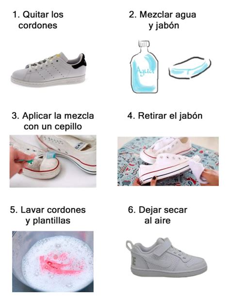 Cómo limpiar zapatillas blancas