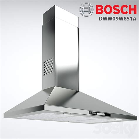 BOSCH 90 Cm Canopy Rangehood Kitchen Appliance 3D Model