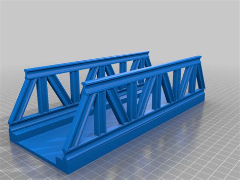 Free 3D file Model Railroad Warren Truss Bridge (O-Scale) 🌉・Design to ...