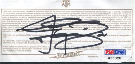 Football - Johnny Manziel - Images | PSA AutographFacts℠