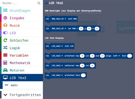 Lcd X Calliope I C Erweiterung F R Grove X Lcd Und Grove