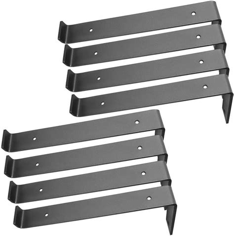 Batoda Shelf Brackets Inch With Lip For Diy Floating Shelf Pack