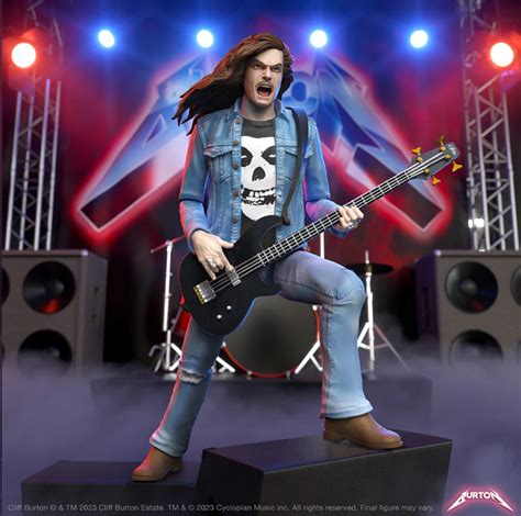 Super Cliff Burton Metallica Ultimates Action Figure The Toyark News