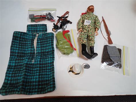 Lot Gi Joe 1970 Figure And Accessories