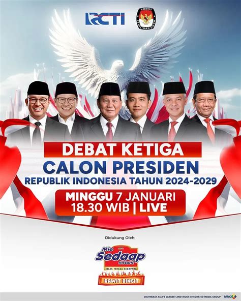 5 LINK Live Streaming Debat Capres 2024 Malam Ini Siaran Langsung TV