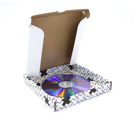 Corrugated Cardboard Box Cd Disc Case Dvd Storage Boxes Dvd Storage