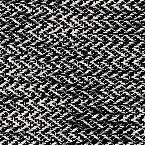 Tweed De Laine Motif Chevron Noir Et Blanc Tissumarket