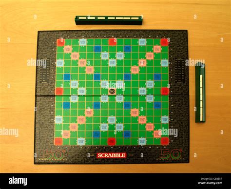 Scrabble Board Game Stock Photo - Alamy