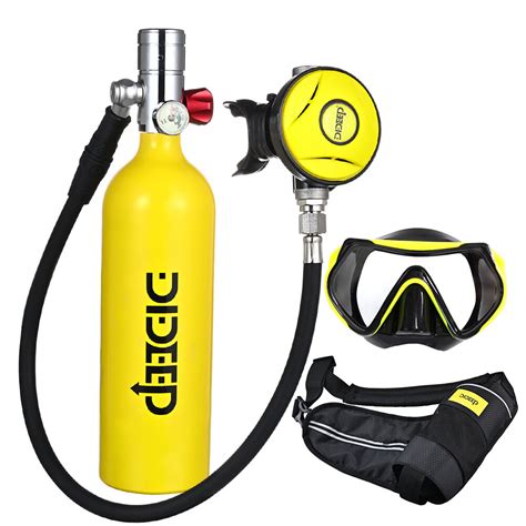 Dideep L Scuba Diving Cylinder Oxygen Tank Set Dive Respirator Air