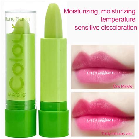 L Piz Labial Aloe Vera M Gico Cambio De Color Brillo Labial Larga