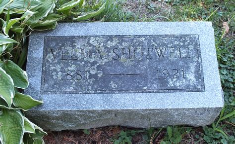 Velma Brownell Shotwell 1881 1921 Homenaje De Find A Grave