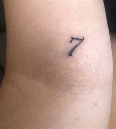 Lucky Number 7 Tattoo Designs