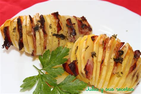 JULIA Y SUS RECETAS Patatas Hasselback