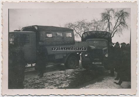 Orig Foto Unfall Lkw Opel Blitz Der Deutsche Re Postimages