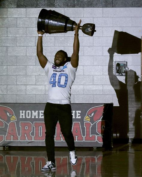 St Thomas Aquinas Secondary Brampton Robbie Smith Grey Cup Tour