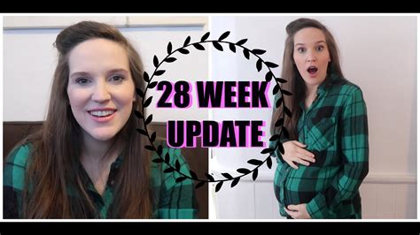 Week Pregnancy Update Having Braxton Hicks Contractions Youtube