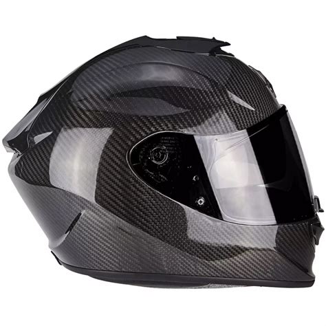 Casque Scorpion Exo 1400 Air Carbon Solid Noir Carbone Noir Casque