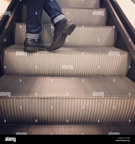 Feet On Escalator Hi Res Stock Photography And Images Alamy