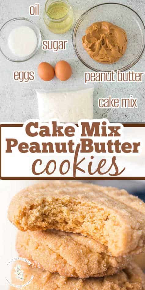 Cake Mix Peanut Butter Cookies Fantabulosity