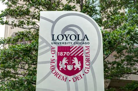 Campus Logo at the Campus of Loyola University Chicago Editorial Photo ...