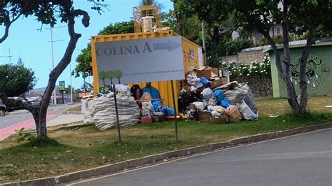 Moradores de Patamares reclamam de acúmulo de lixo em rua