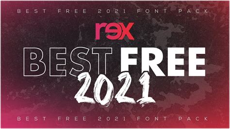 Best 2021 Font Pack Free Download Youtube