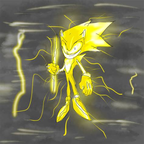 Lightning Sonic by JoseBenGeorgeFoxSala on DeviantArt