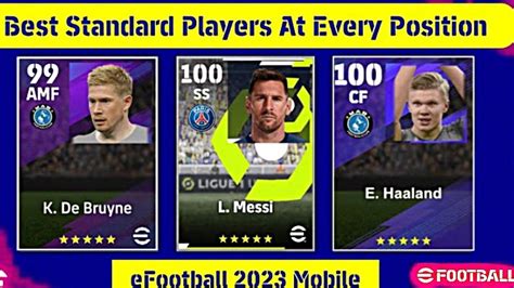 Best Standard Player At Every Position Efootball 2023 Mobile YouTube