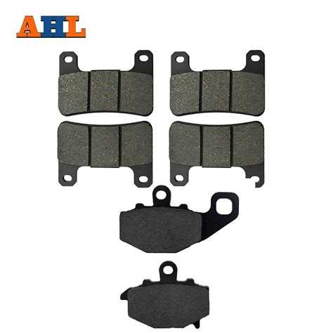 Ahl Motorcycle Front Rear Brake Pads For Kawasaki Zx10r Z1000sx Z1000