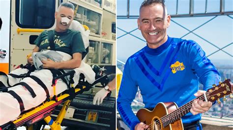 The Wiggles Blue Wiggle Anthony Field hospitalised during USA tour