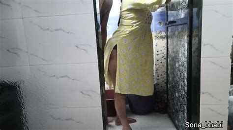 Indian Desi Bhabhi Sex Secretly With Devar In Bathroom Indian Desi Bathroom