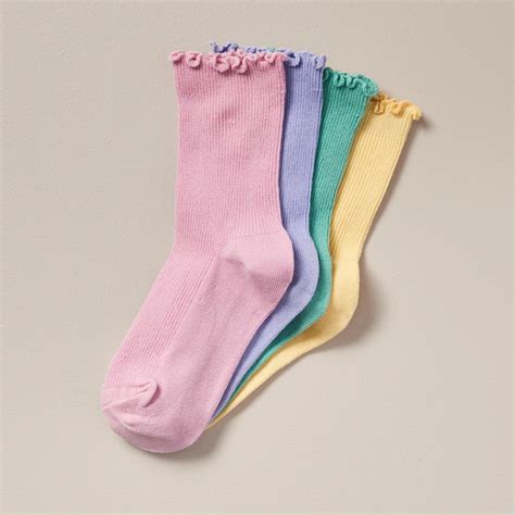 4 Pack Rib Crew Socks Target Australia