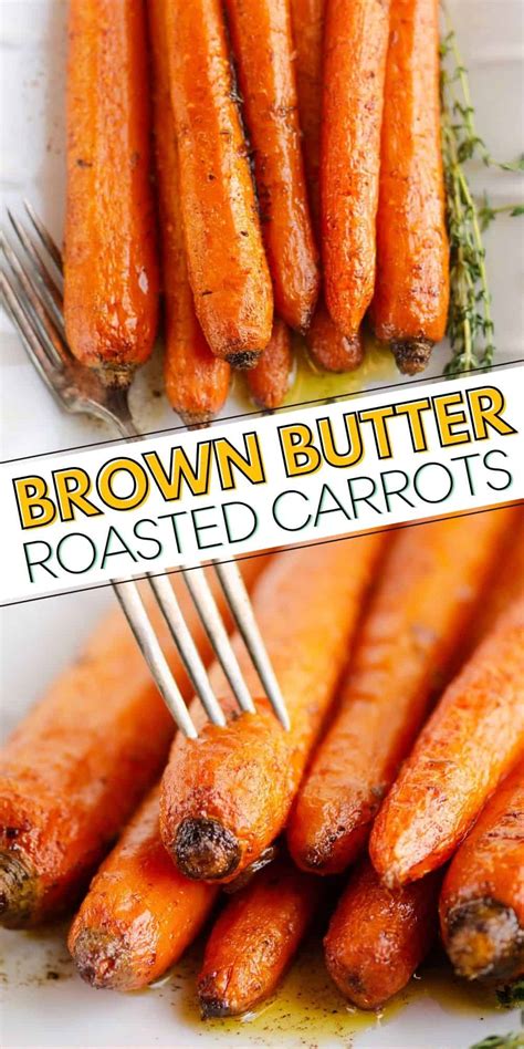 Roasted Brown Butter Carrots