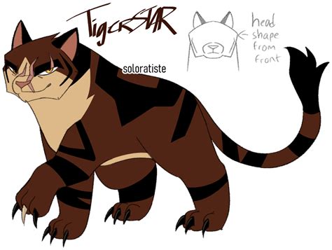 Updated Design Tigerclawstar Thunderclan Warrior Designs By