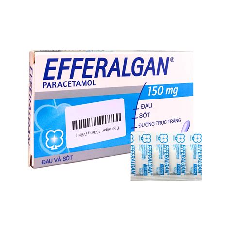 Thuốc Efferalgan 150mg viên đặt Pharmart vn