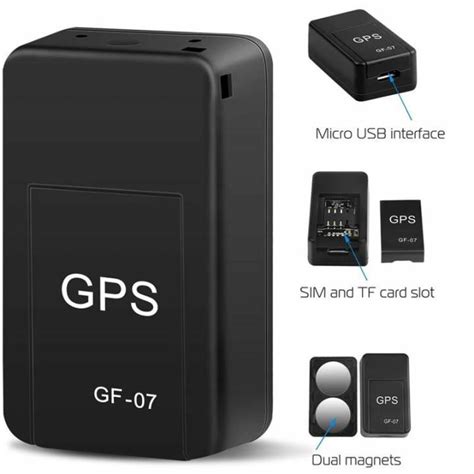 การติดตามเรียลไทม์ Gps ติดตามรถ Gf 07ขนาดเล็กป้องกันการโจรกรรมป้องกันการสูญหายเครื่องระบุตำแหน่ง