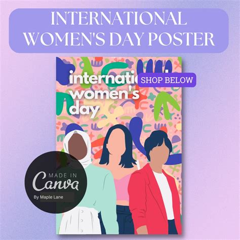 Poster Bundle International Women's Day IWD Posters Set of 8 Unique ...