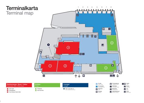 Arlanda Airport Terminal Map