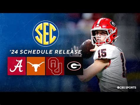 Sec Schedule Released Analysis And Reactions As Alabama Clashes