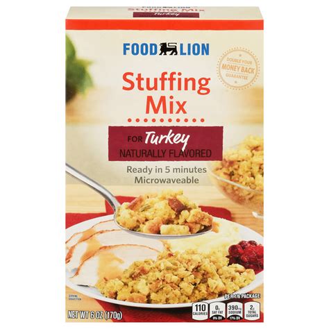 Save On Food Lion Stuffing Mix Turkey Microwaveable Order Online