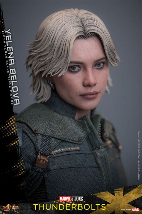 hot toys reveals  thunderbolts yelena belova action figure geektyrant