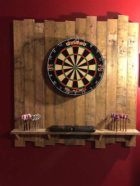 DIY Dartboard Backer Dart Board Wall Game Room Basement Dart Board