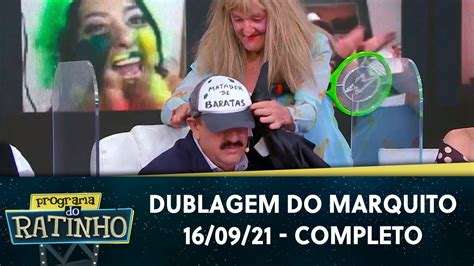 Dublagem Do Marquito Completo Programa Do Ratinho Youtube