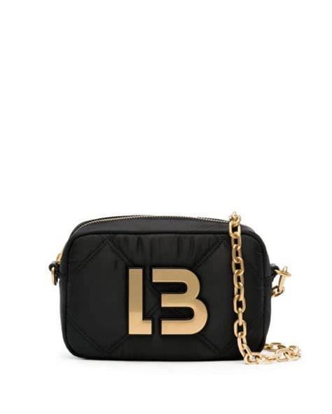 Bimba Y Lola Logo Plaque Quilted Crossbody Bag In Black Lyst