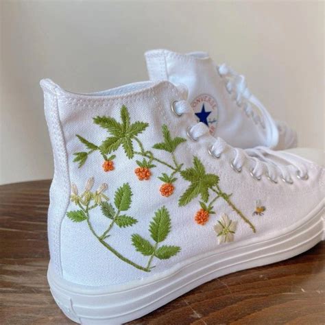 Cute Converse Shoes Converse S Embroidered Converse Embroidered