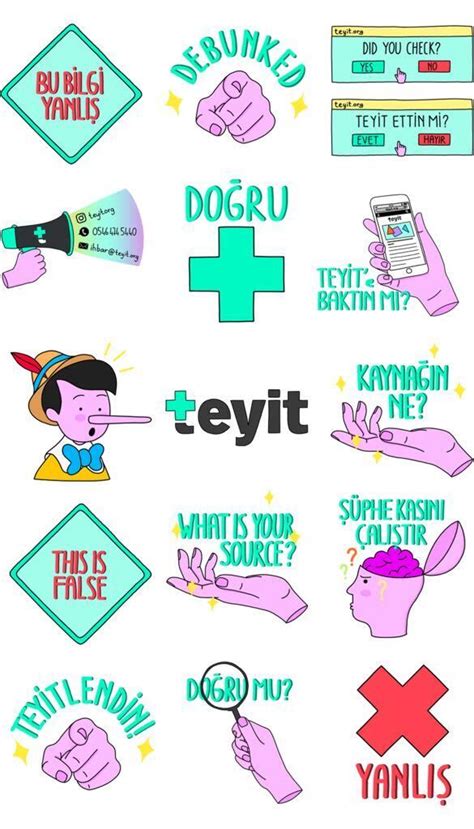 Teyit stickerları ile WhatsApp ve Instagram da yanlış bilgi