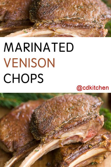 Marinated Venison Chops Recipe | CDKitchen.com